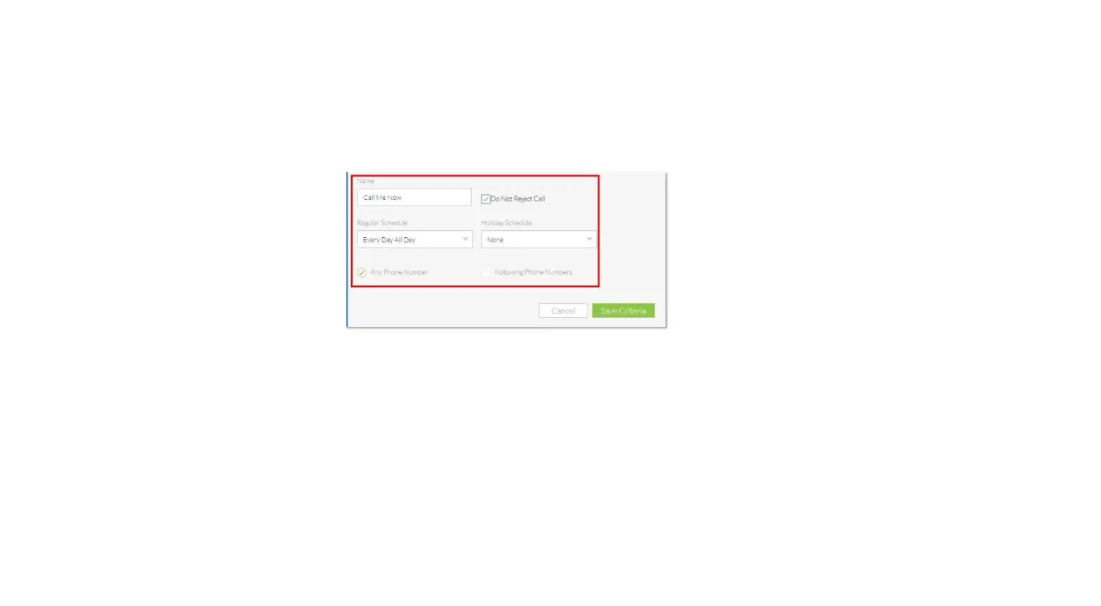 Setting Up Call Me Now Setting Up Call Me Now