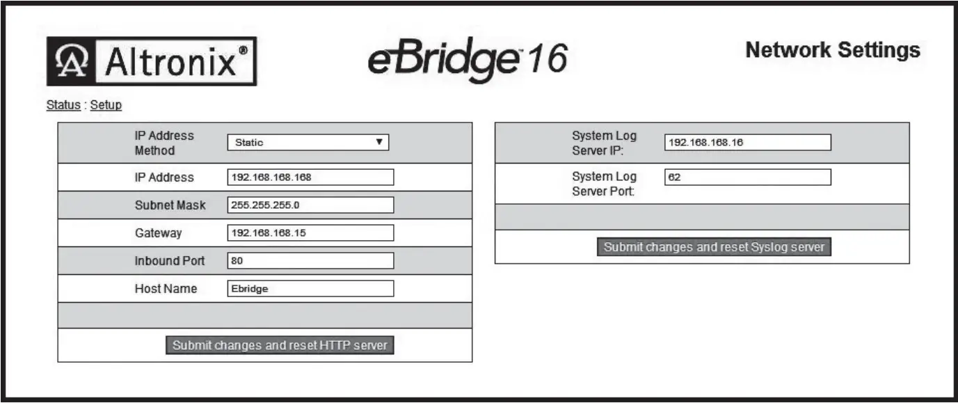 Altronix eBridge16PCRX Sixteen (16) Channel IP over Coax Receiver - fig 3