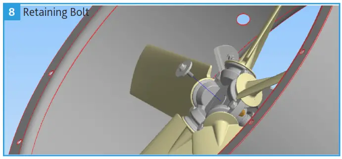 nuaire 671798 SC Short Cased Axial Flow Fans - Retaining Bolt