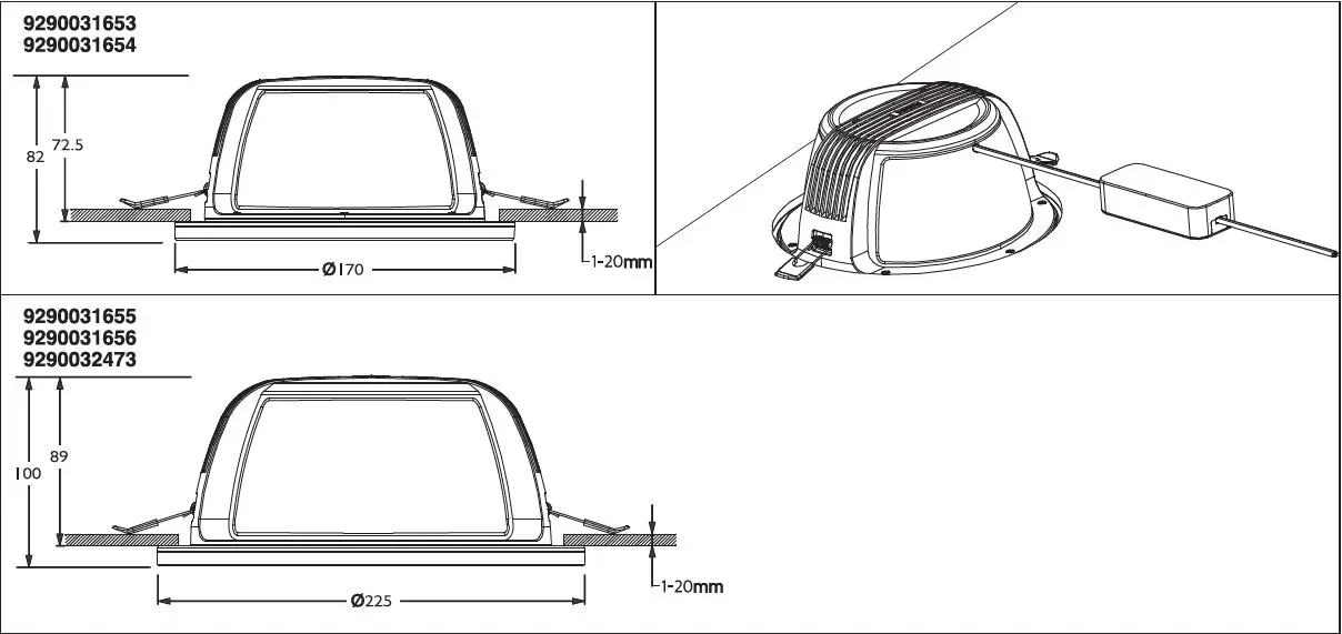 PHILIPS DN070B Ledinaire LED Downlight FIG 3