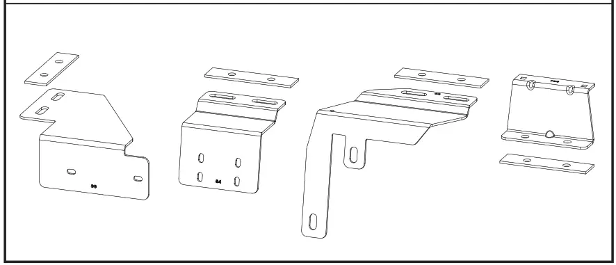VANGUARD VG2865 Ulti Bar Van Roof Bars - rubber