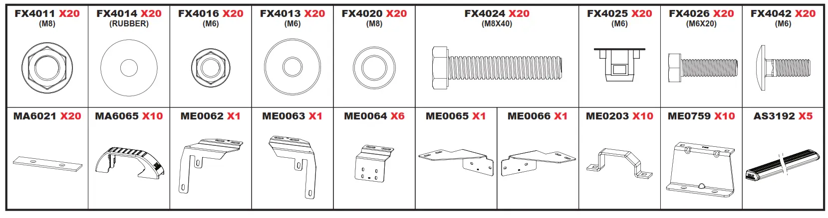 VANGUARD VG2865 Ulti Bar Van Roof Bars