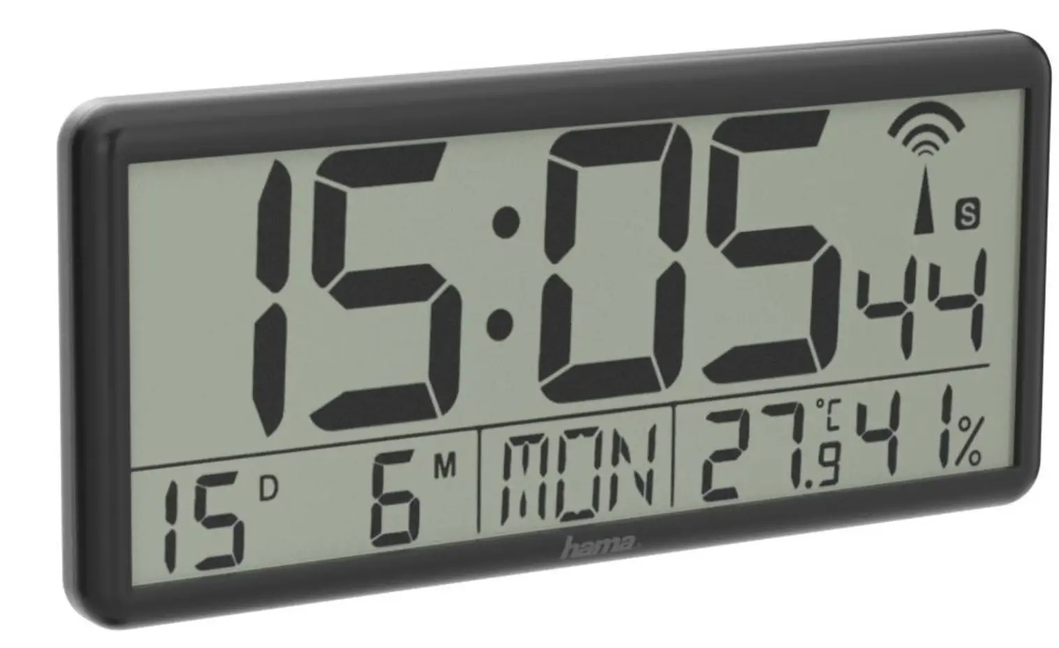 hama 186352 Jumbo Digital Radio Wall Clock product