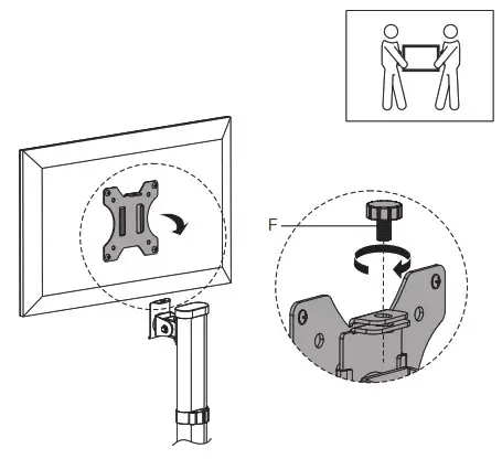 Neomounts FPMA-D890 Monitor Desk - STEP 3