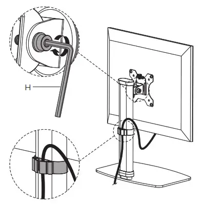 Neomounts FPMA-D890 Monitor Desk - STEP 4