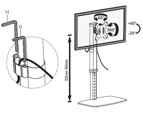 Neomounts FPMA-D890 Monitor Desk - STEP5