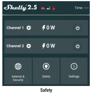 Shelly 2.5 2 Circuit WiFi Relay Switch - app13
