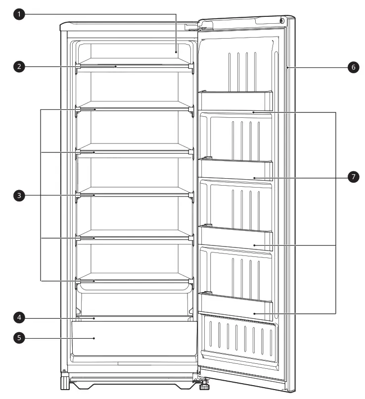 LG LROFC0605 Freezer - fig 1