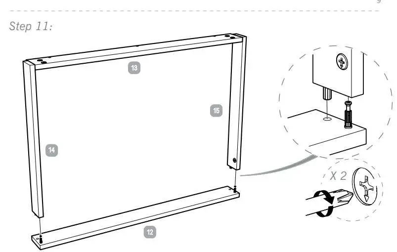 Silver Cross 1122920 Bromley Dresser Instruction Manual - How to Install 11