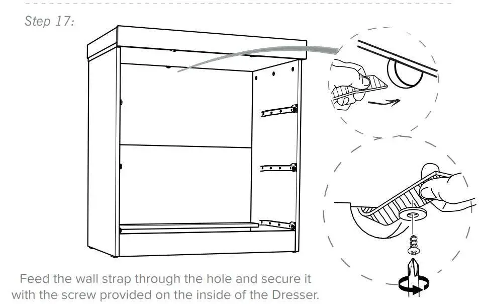 Silver Cross 1122920 Bromley Dresser Instruction Manual - How to Install 17