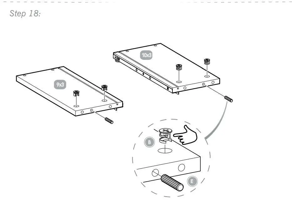 Silver Cross 1122920 Bromley Dresser Instruction Manual - How to Install 18