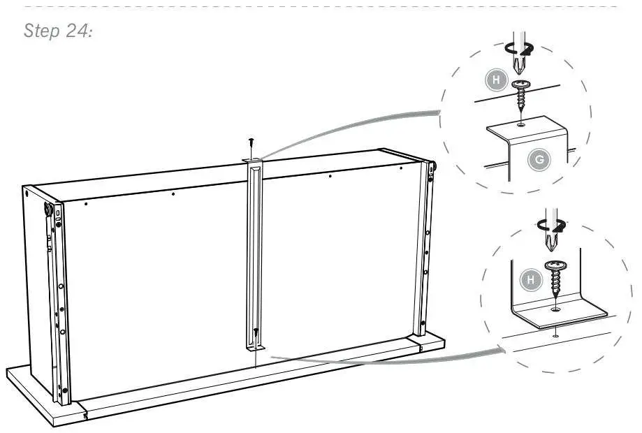 Silver Cross 1122920 Bromley Dresser Instruction Manual - How to Install 24