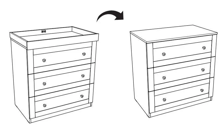 Silver Cross 1122920 Bromley Dresser Instruction Manual - How to Install 26-2