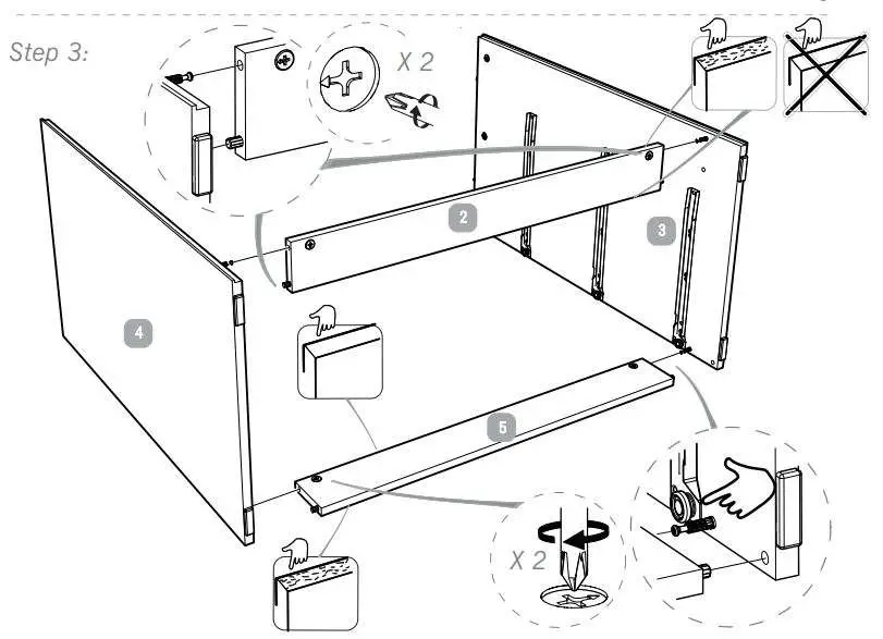 Silver Cross 1122920 Bromley Dresser Instruction Manual - How to Install 3