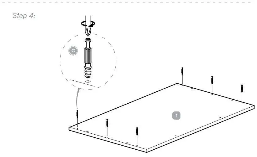 Silver Cross 1122920 Bromley Dresser Instruction Manual - How to Install 4