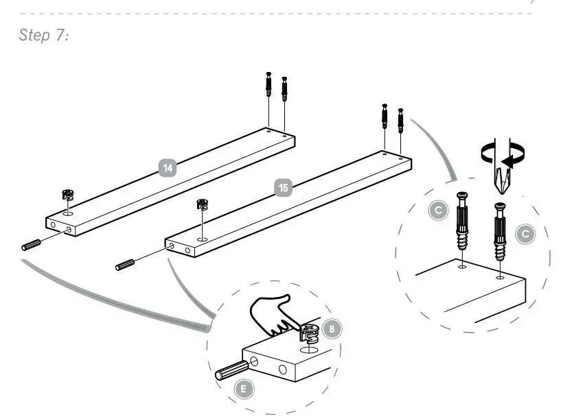Silver Cross 1122920 Bromley Dresser Instruction Manual - How to Install 7