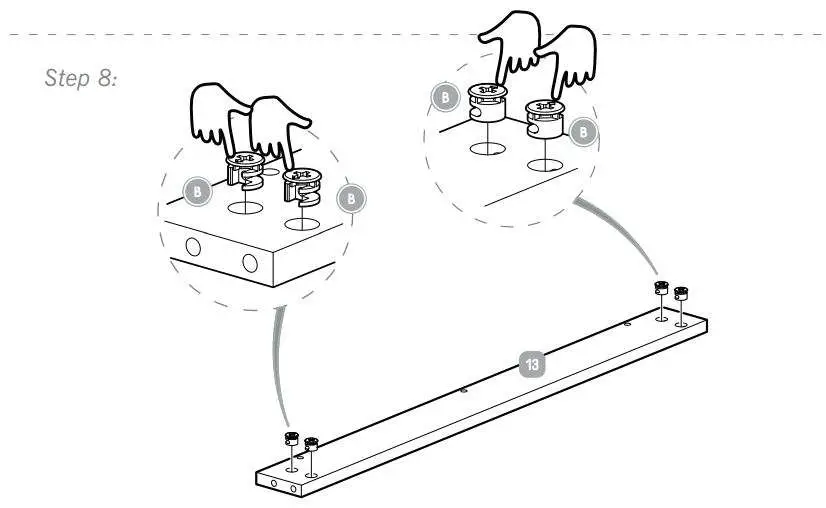 Silver Cross 1122920 Bromley Dresser Instruction Manual - How to Install 8
