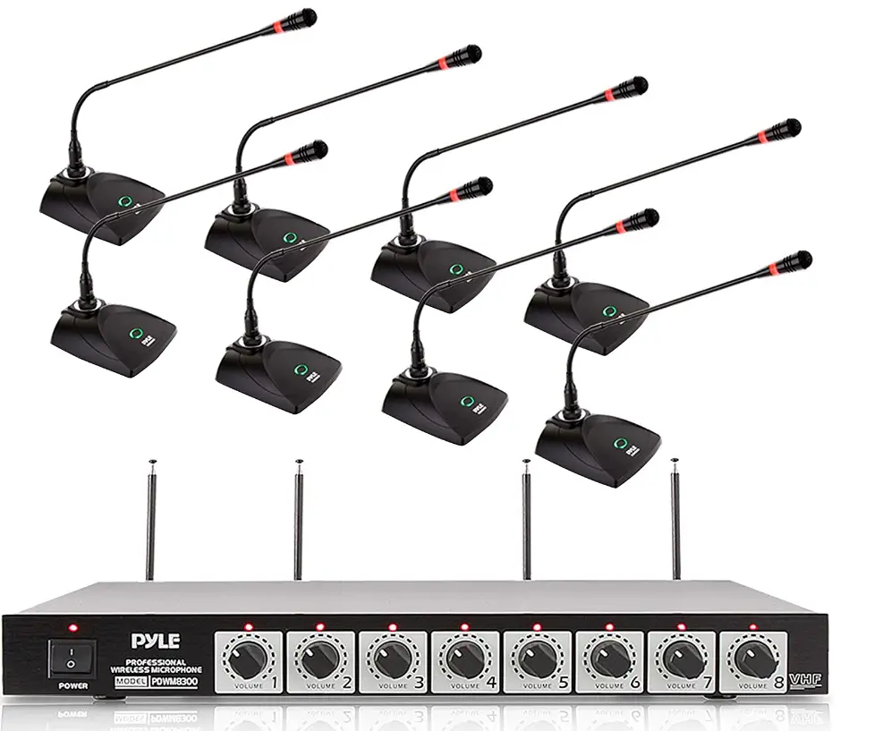 Pyle-PDWM8300-8-Channel-Wireless-Microphone-System-Imgg