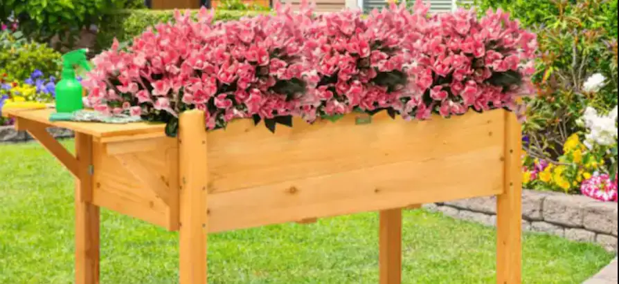 The Home Depot Alpulon 8 Girds Wood Elevated Garden Planter Box User Manual The Home Depot Alpulon 8 Girds Wood Elevated Garden Planter Box User Manual