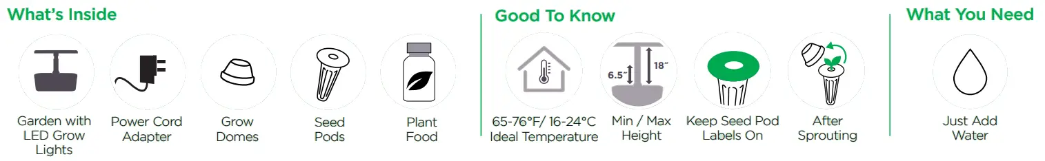 AeroGarden 100696-BLK Harvest XL Indoor Garden with LED Grow Light - Fig 2