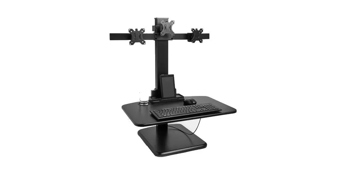 Vonhaus 3000167 Multiple Monitor Sit Stand Workstation Converter Instruction Manual