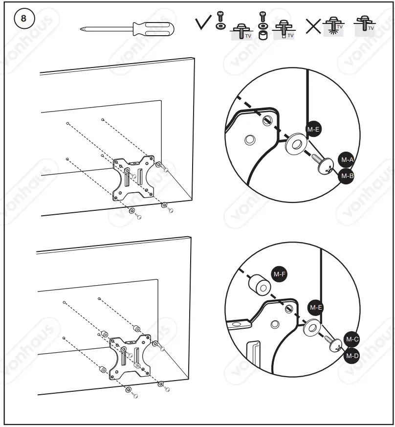 VonHaus 3000167 Multiple Monitor Sit Stand Workstation Converter - Figure 5