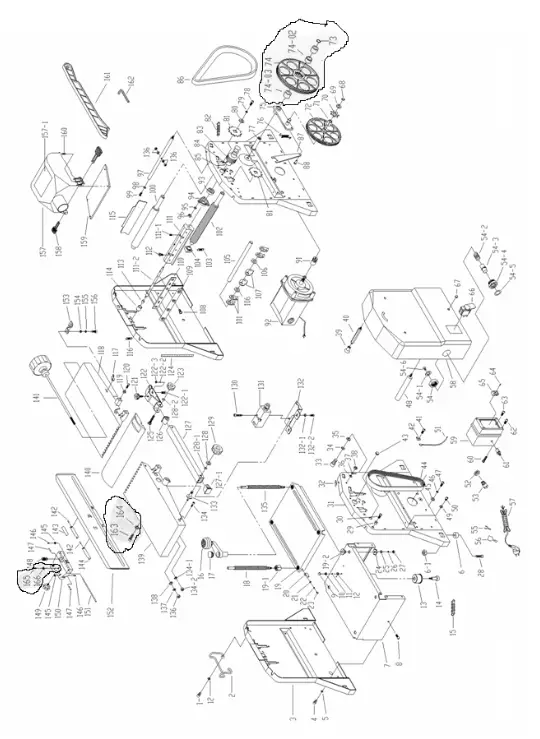 scheppach HMS850 Planer Thicknesser Fig 10