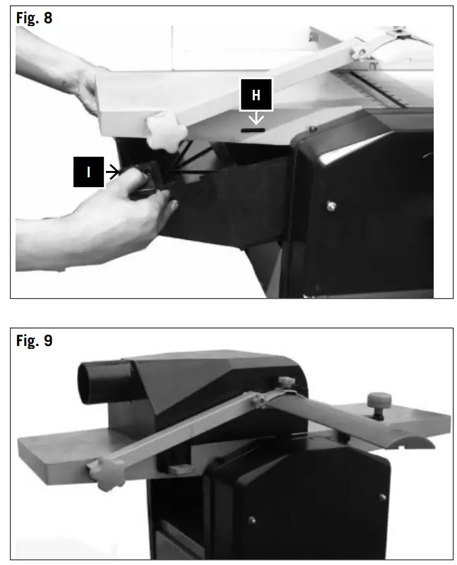 scheppach HMS850 Planer Thicknesser Fig 4