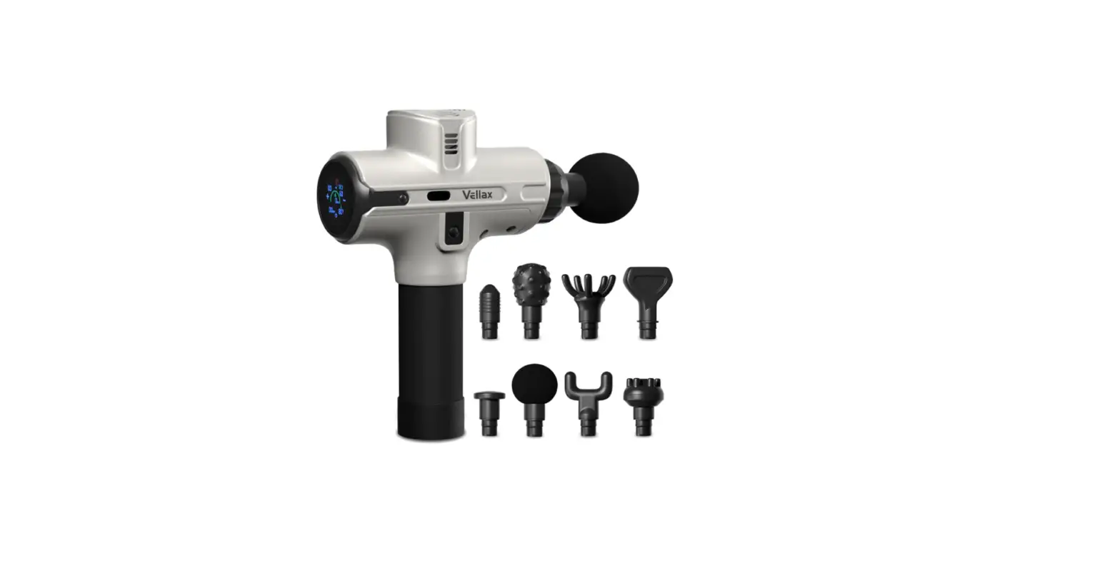 Vellax Percussion Massage Gun Instruction Guide Vellax Percussion Massage Gun Instruction Guide