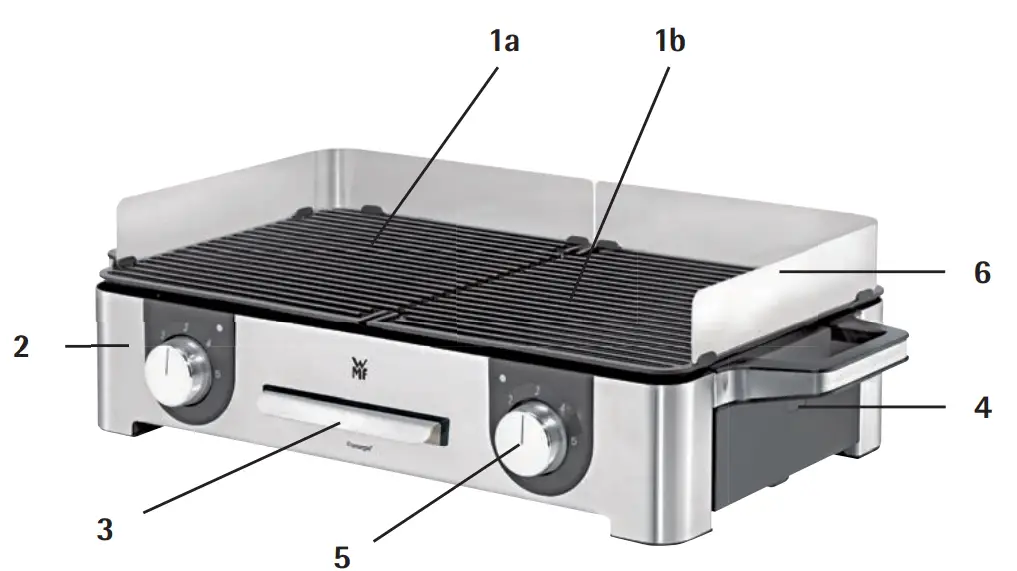 WMF 3200000068 Lono Master Grill - Scope of delivery