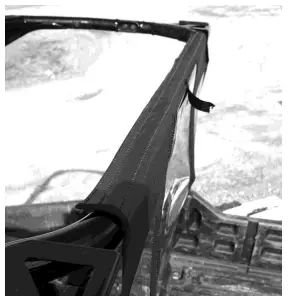 FALCON RIDGE HO-10002-DRW01 Honda Pioneer 1000-2Soft Door Rear Window Combo-fig5
