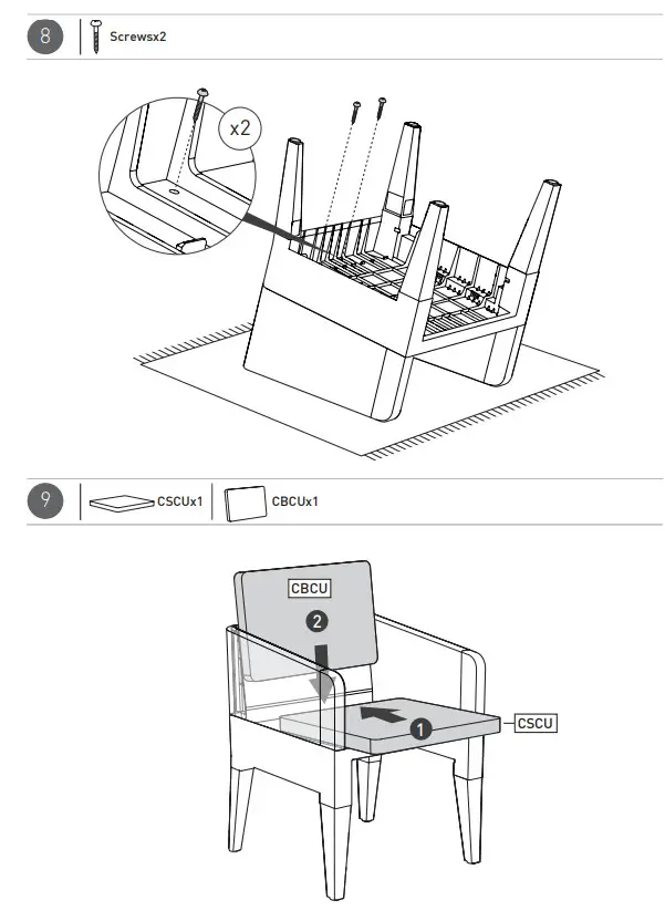 KeTeR 17204120 Columbia Dining 9 Pieces Set - figure 14