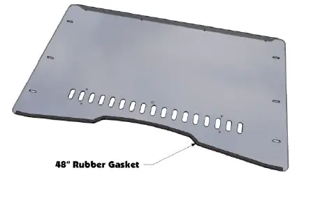 FALCON RIDGE CFMOTO ZForce Aero-Vent Front Windshield FIG (1)