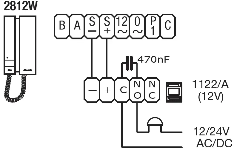 COMELIT KCA0061 2-Wire Analog Ciao-Mini Single-Family Audio Kit 20