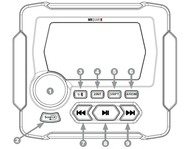 MB-QUART-GMR-LED-AM-FM-USB-Bluetooth-Multimedia-Controller-for-Off-Road-and-Marine-fig-4