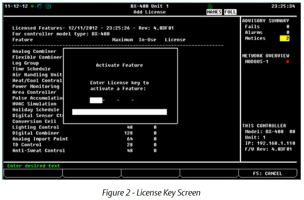 EMERSON E2 Setup with RTD Net Interface MODBUS Device for 527 0447 - License Key