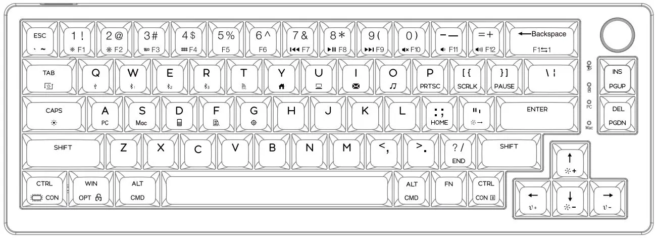 Epomaker Mechlands Mc66 Gaming Keyboard User Manual Epomaker Mechlands Mc66 Gaming Keyboard User Manual