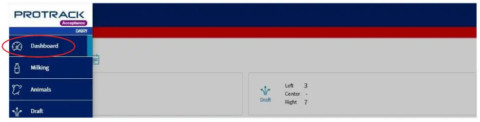 Allflex Protrack Draft - dashboard