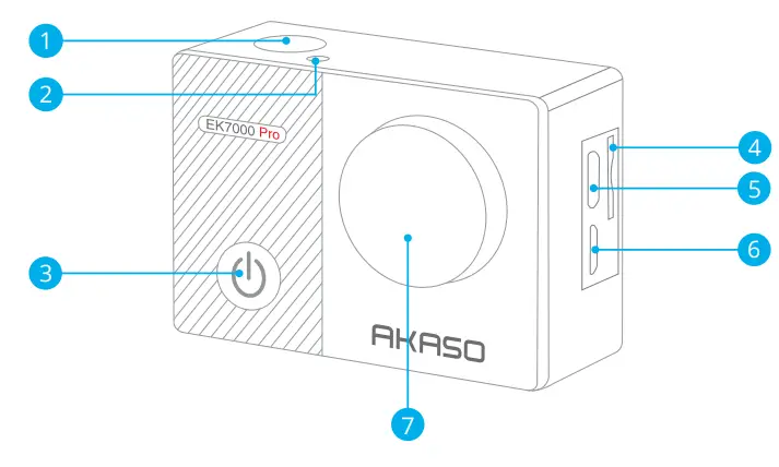 AKASO EK7000 Pro 4K Action Camera with Touch Screen-fig2