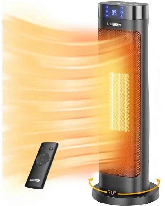 Paris Rhône 22” 1500W Fast Heating Electric Ceramic Heater