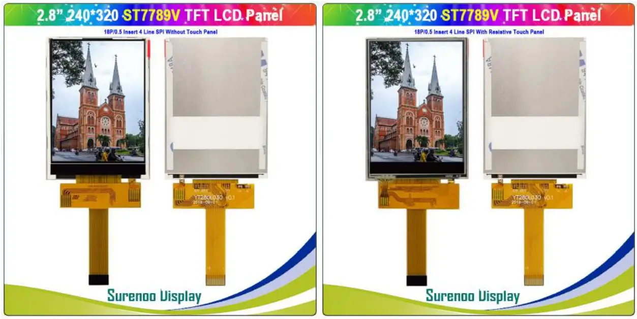 Surenoo STP0280B2 240320 Series TFT LCD Panel
