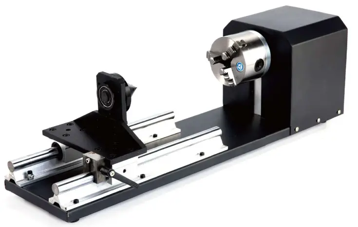 omtech B09BVR8TBC Rotary Axis with Jaw Chuck Laser Engraving Rotary