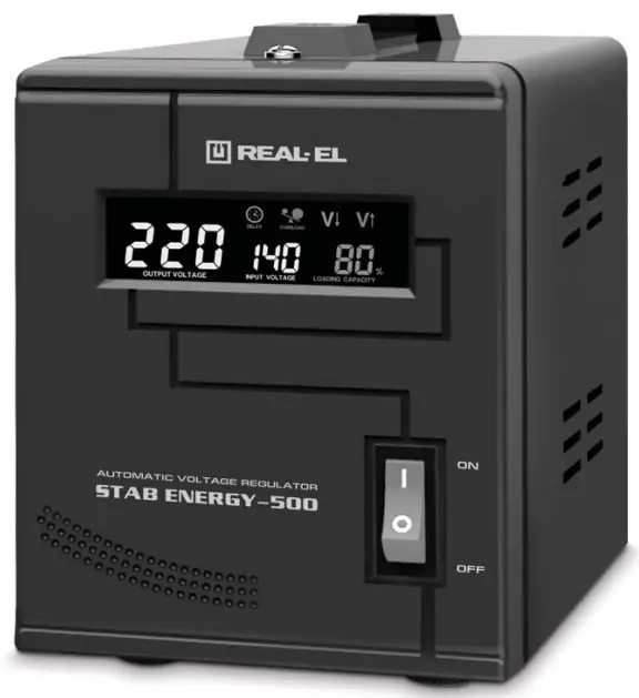 REAL-EL Stab Energy-500 Automatic Voltage Regulator -fig1