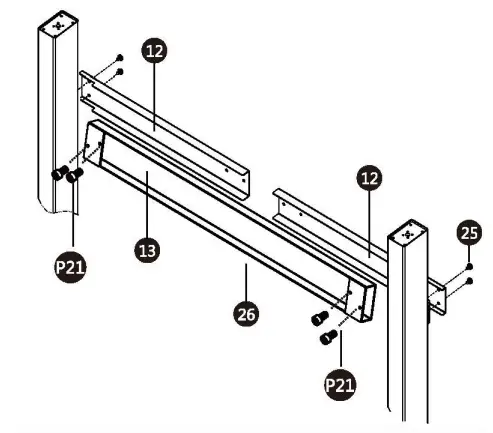 GLOBAL-INDUSTRIAL-493778GY-Light-Duty-Electric-Adjustable-Height-Workbench-FIG 10