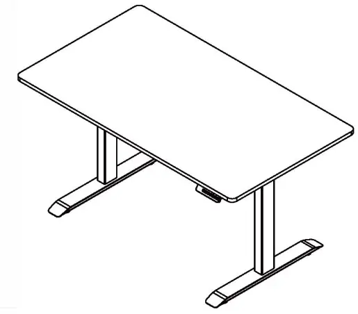 GLOBAL-INDUSTRIAL-493778GY-Light-Duty-Electric-Adjustable-Height-Workbench-FIG 12
