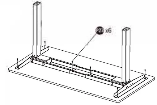 GLOBAL-INDUSTRIAL-493778GY-Light-Duty-Electric-Adjustable-Height-Workbench-FIG 6