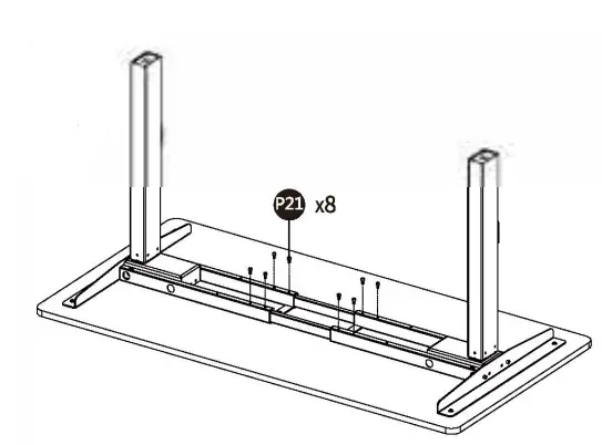 GLOBAL-INDUSTRIAL-493778GY-Light-Duty-Electric-Adjustable-Height-Workbench-FIG 7