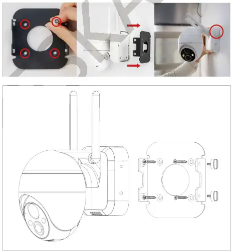 YESKAMO GX1S 3 Security Camera - phone app 7