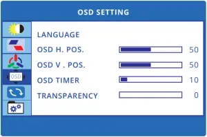 SETTING THE S1 PRO PORTABLE MONITOR - FUNCTION - OSD