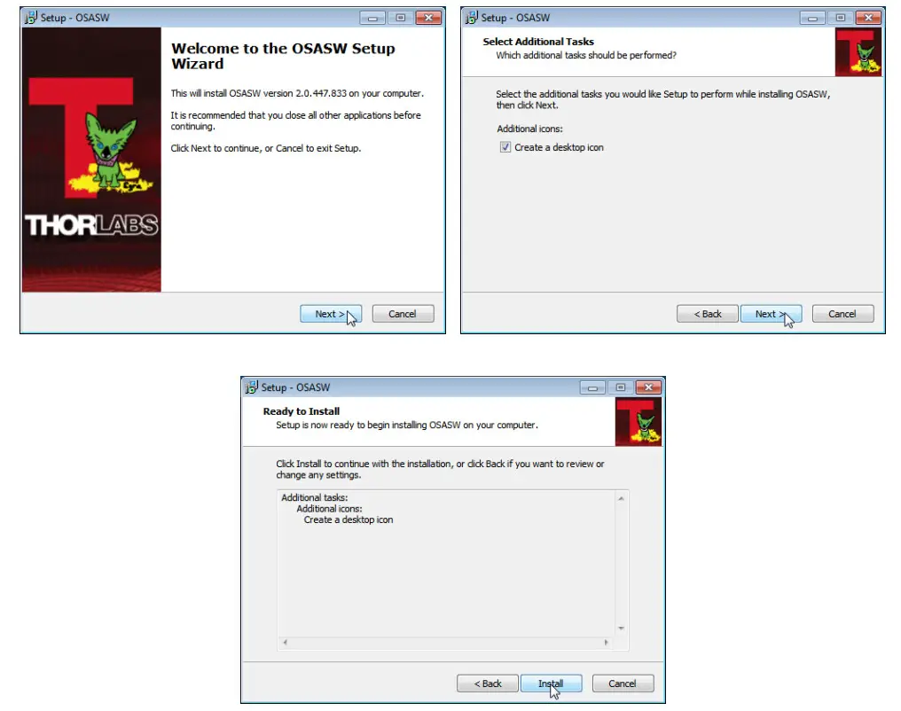 THORLABS CCS Series Spectrometer - Figure 2